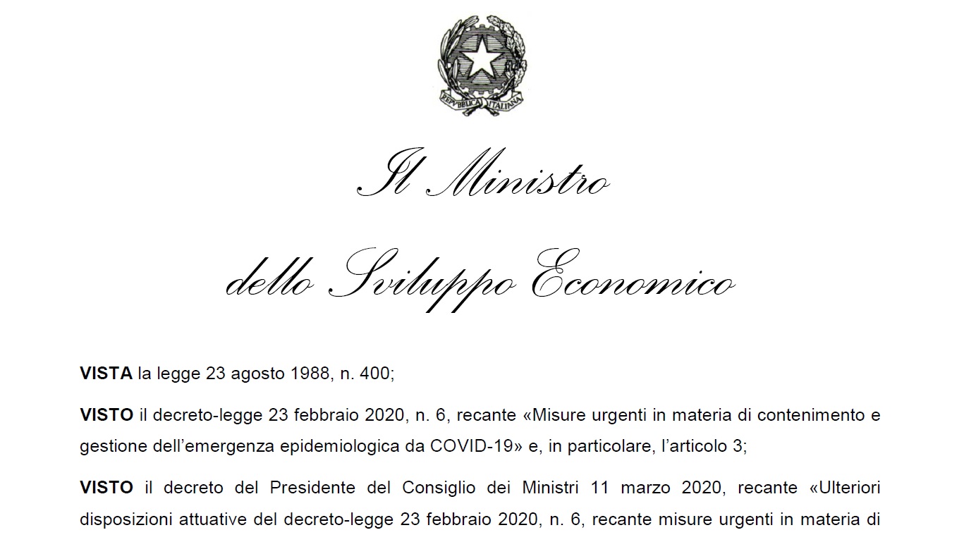 Aggiornamento dell’elenco dei codici ATECO Studio Associato Paoli