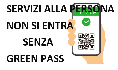 Servizi alla persona, non si entra senza green pass