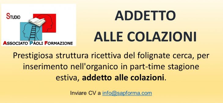 Addetto alle colazioni